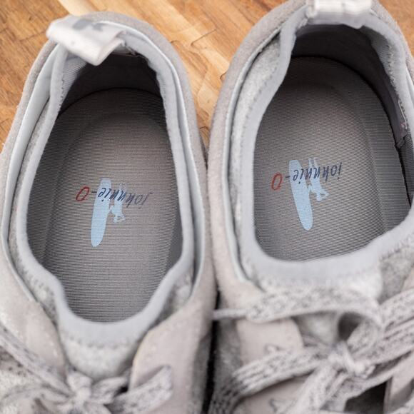 Mens JOHNNIE-O "Surfside" Light Grey Lace-Up Sneakers Beach Coast - 12 - Picture 6 of 7